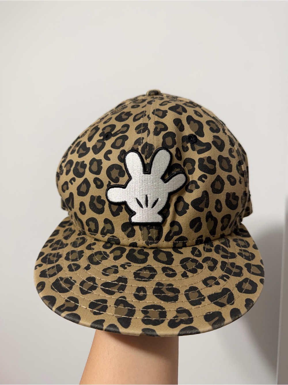 NewEra Mickey Mouse Leopard Print Snapback Cap